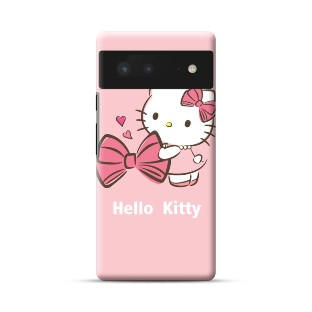 キティちゃん＆リボン Google Pixel 6 タフケース | プリケース