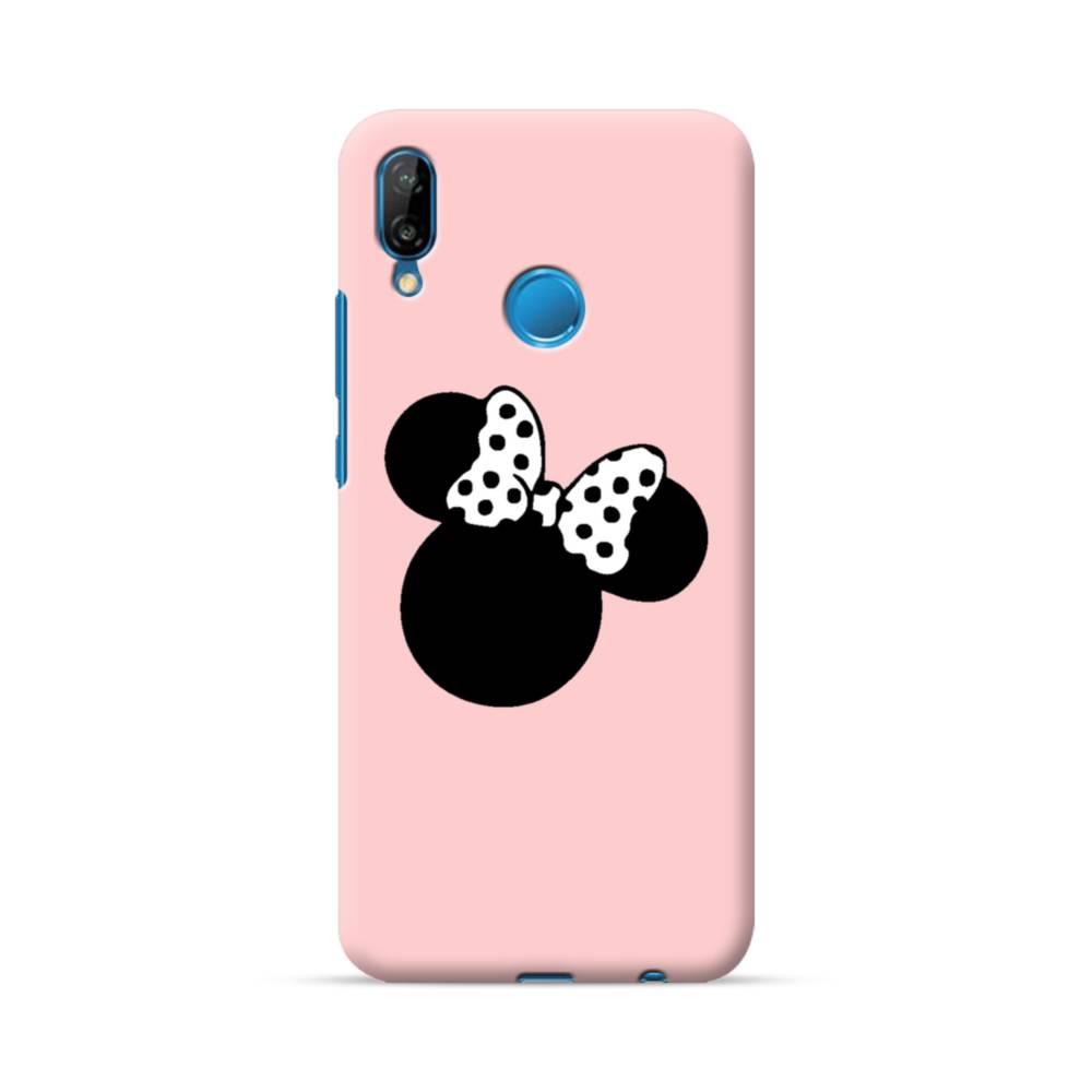 ハニー 可愛い ペア ディズニー キャラクター ミニちゃん Huawei P Lite ハードケース プリケース