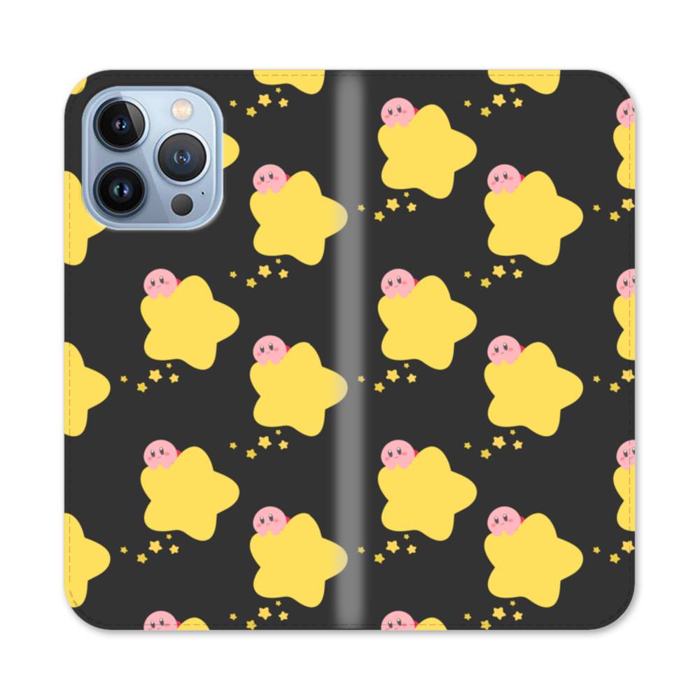 カービィ＆スター iPhone 13 Pro 手帳型ケース | プリケース