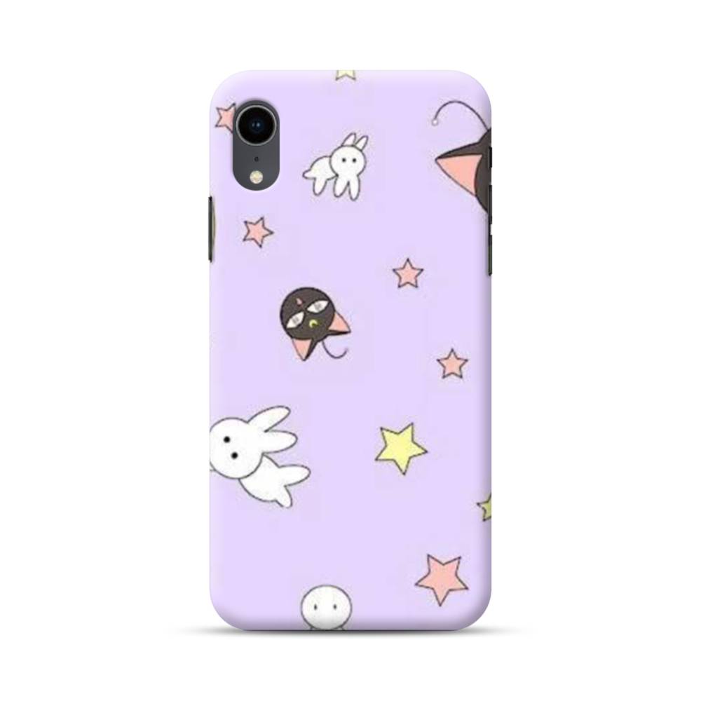 セーラームーンのルナー うさちゃん 可愛いパータン Iphone Xr ハードケース プリケース セーラームーンのルナー うさちゃん 可愛いパータン Iphone Xr ハードケース プリケース
