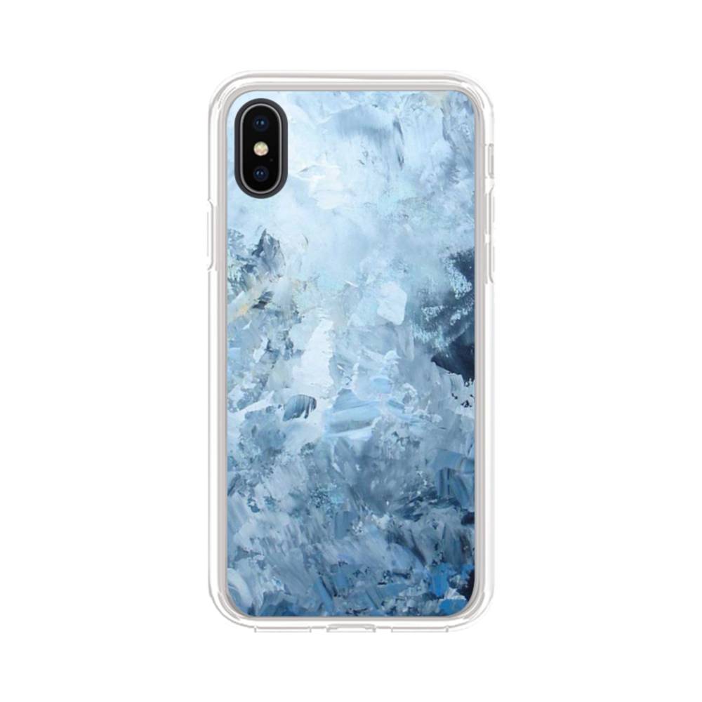 イケメン模様 水色のアート Iphone Xs Max クリアケース プリケース