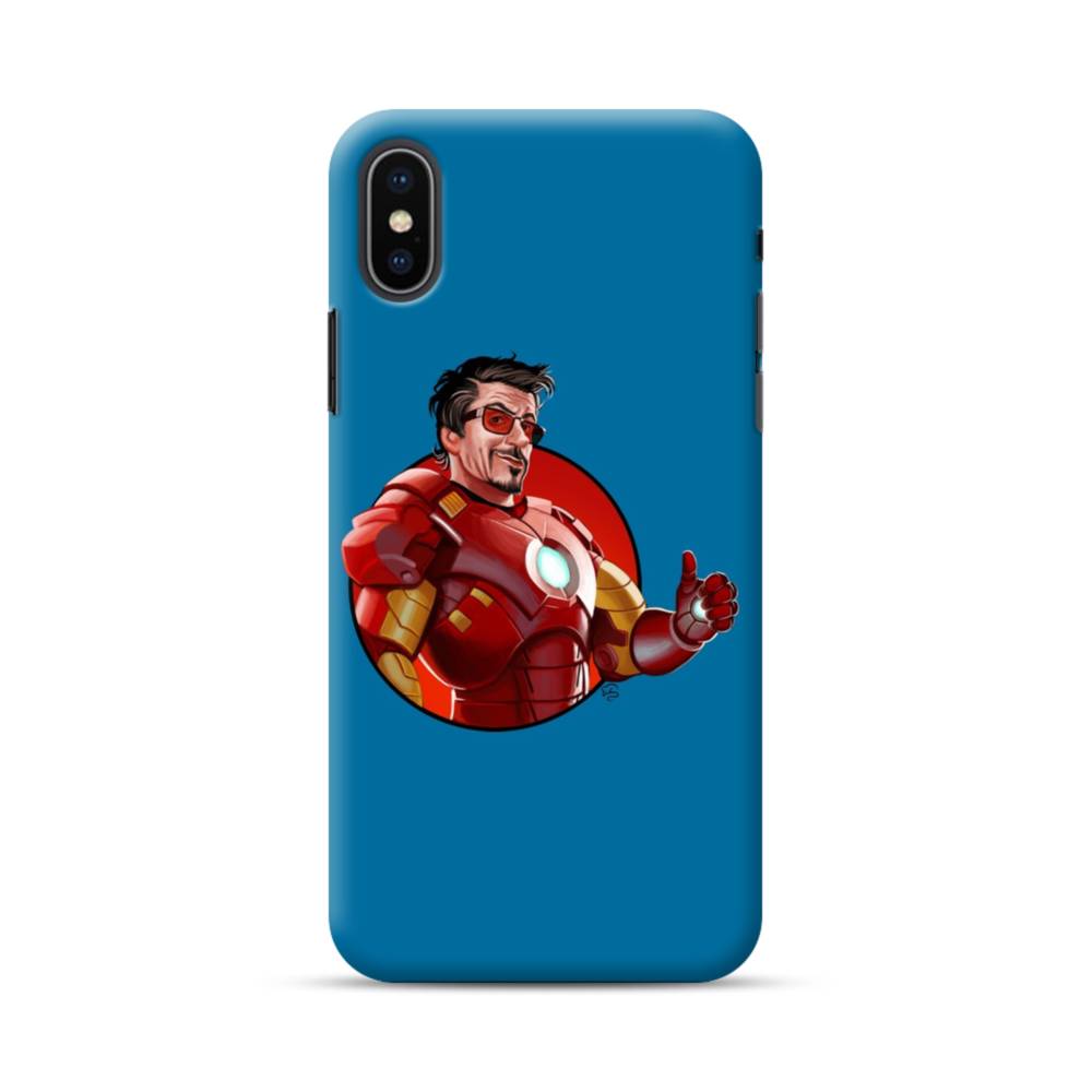 赤 ブルー 映画アート アイアンマン Iphone Xs Max ハードケース プリケース