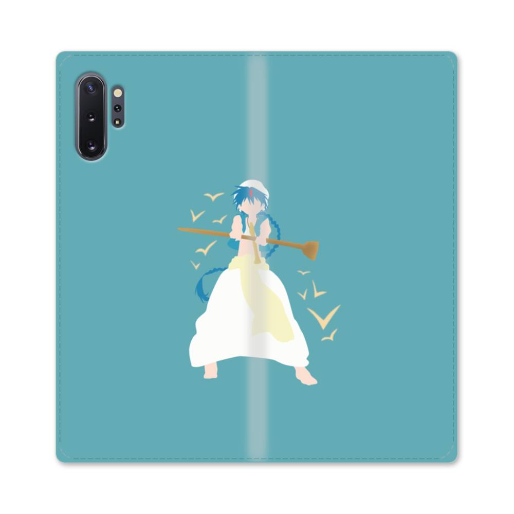 ディズニー キャラクター アラジン Samsung Galaxy Note10 Plus 手帳型ケース プリケース