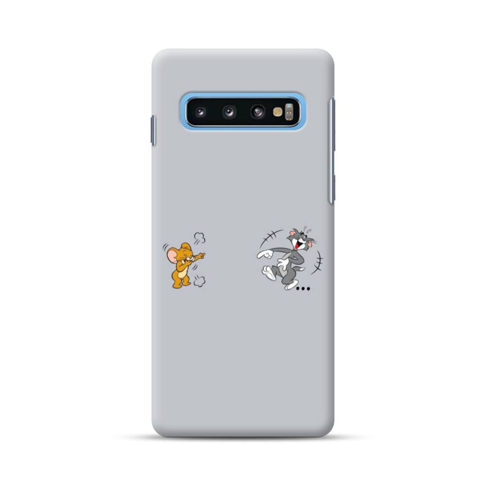 ワハハ・トム＆ジェリー Samsung Galaxy S10 ハードケース プリケース