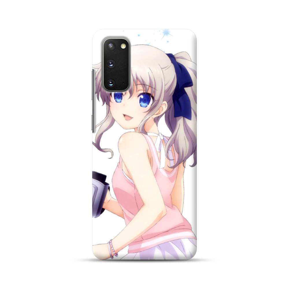 アニメ風 可愛い女の子 こっち見て Samsung Galaxy S 5g ハードケース プリケース