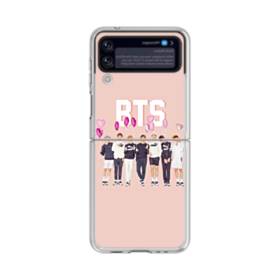 BTSメンバー Samsung Galaxy Z Flip 3 5G クリアケース | プリケース