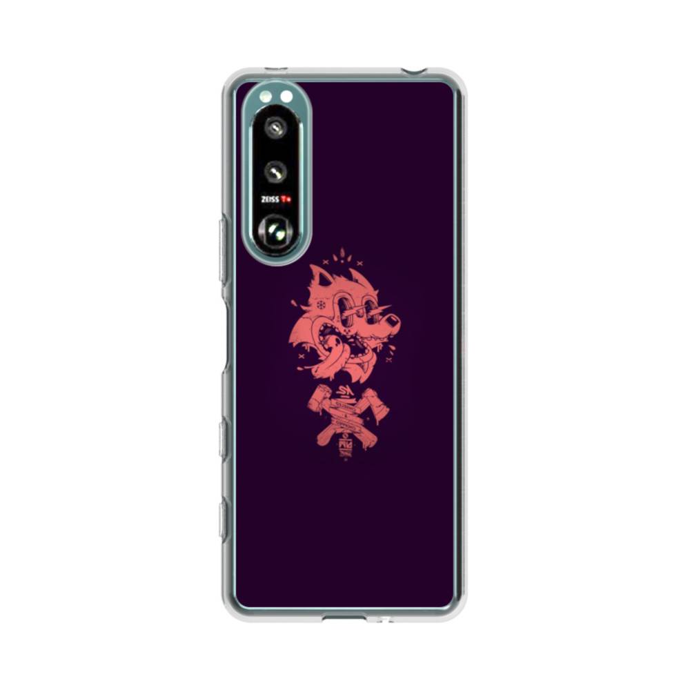 アメリカ アニメ アート 狼 Sony Xperia 5 Iii クリアケース プリケース アメリカ アニメ アート 狼 Sony Xperia 5 Iii クリアケース プリケース